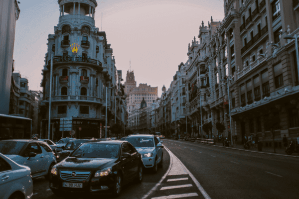 auto in Spanje