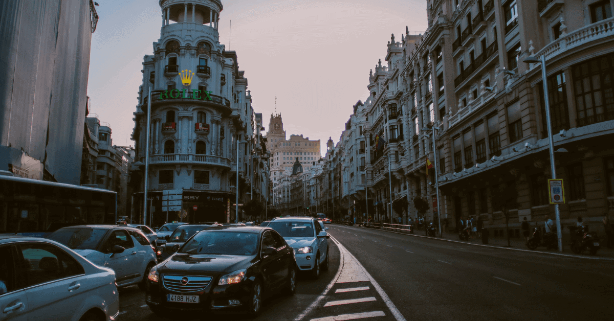 auto in Spanje